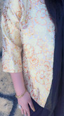 مانتو تابستونی مزونی ژاگارد گل برجسته