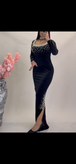 ماکسی مجلسی مخمل کش وارداتی فول مروارید