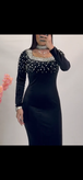 ماکسی مجلسی مخمل کش وارداتی فول مروارید