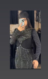ماکسی مجلسی فولکش وفول سنگ مدل انجل