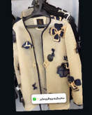 مانتوکت مزونی عیدانه جدید جنس ارگانزای وارداتی وتزیین ترند