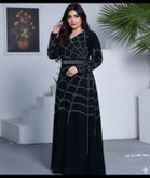 ماکسی مجلسی سایز بزرک جنس وارداتی فولکش نگینی