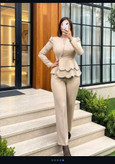 ست کت وشلوار مجلسی جنس مازراتی